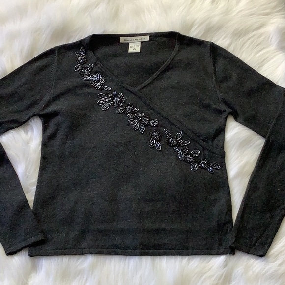 Designer Silk/Cashmere Sweater - Picture 3 of 10